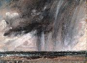 John Constable Seascape Study with Rain Cloud France oil painting artist
